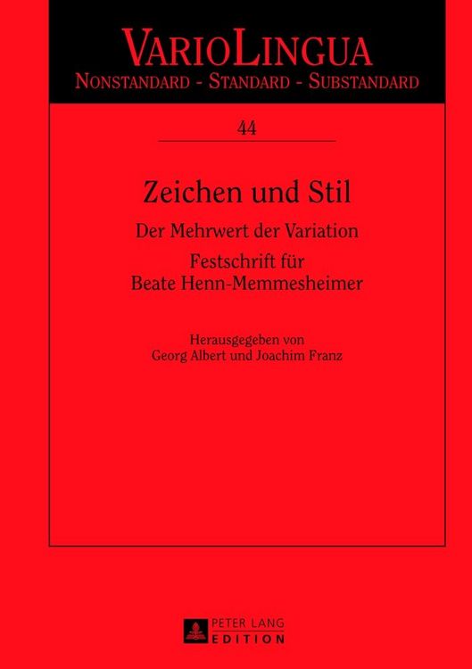 Produktbild: Zeichen und Stil
