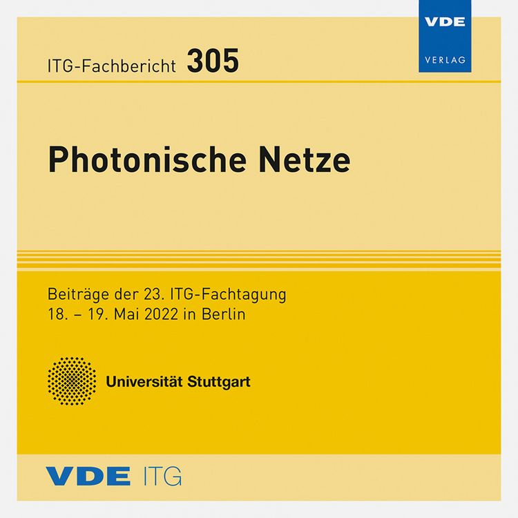 Produktbild: ITG-Fb. 305: Photonische Netze