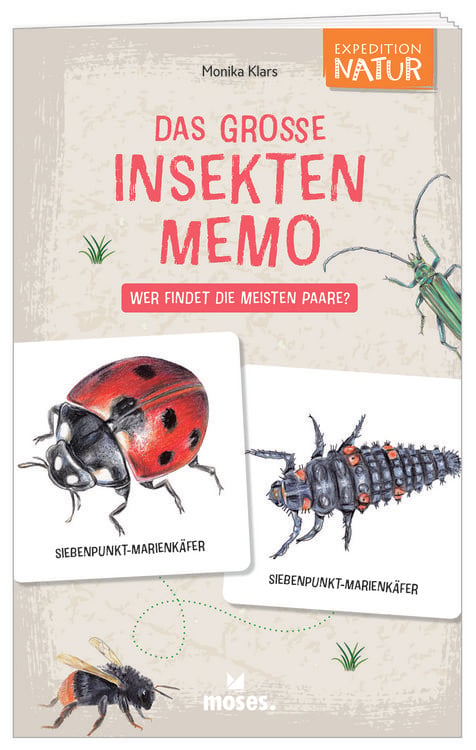 Produktbild: Das gro&szlig;e Insekten Memo - Wer findet die meisten Paare?