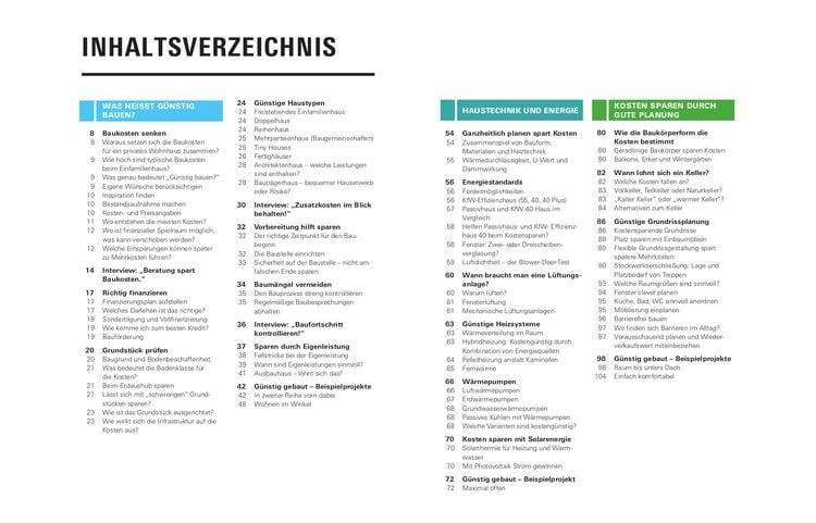 Produktbild: G&uuml;nstig bauen