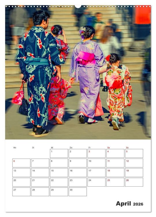 Produktbild: Tokio - Reiseplaner (Wandkalender 2026 DIN A2 hoch), CALVENDO Monatskalender