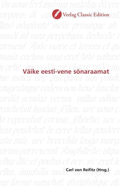 Produktbild: V&auml;ike eesti-vene s&otilde;naraamat