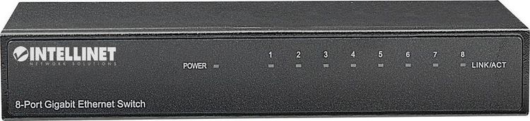 Produktbild: Intellinet 530347 530347 Netzwerk Switch 8 Port 1 GBit/s