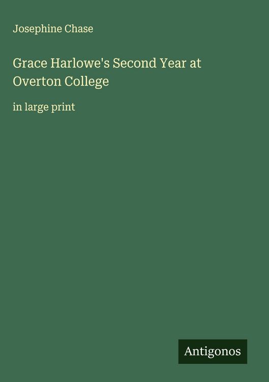 Produktbild: Grace Harlowe's Second Year at Overton College