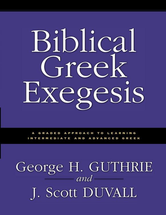 Produktbild: The Biblical Greek Exegesis