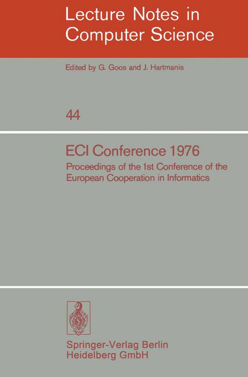Produktbild: ECI Conference 1976