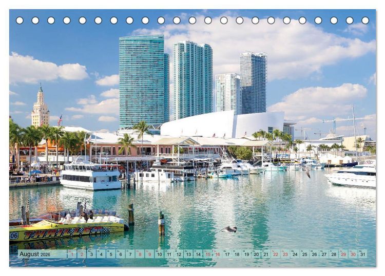 Produktbild: GEOclick calendar: Florida (Tischkalender 2026 DIN A5 quer), CALVENDO Monatskalender