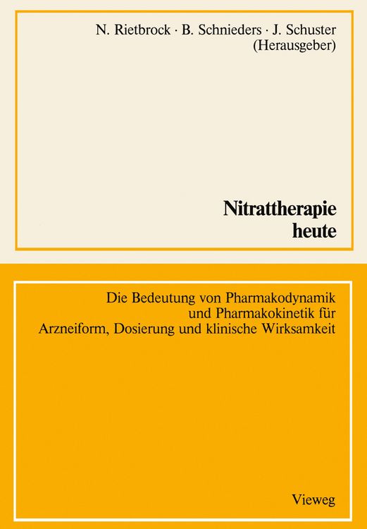Produktbild: Nitrattherapie heute