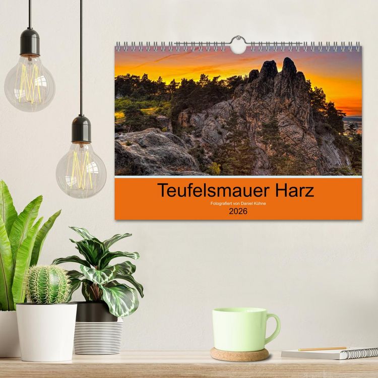 Produktbild: Teufelsmauer Harz (Wandkalender 2026 DIN A4 quer), CALVENDO Monatskalender