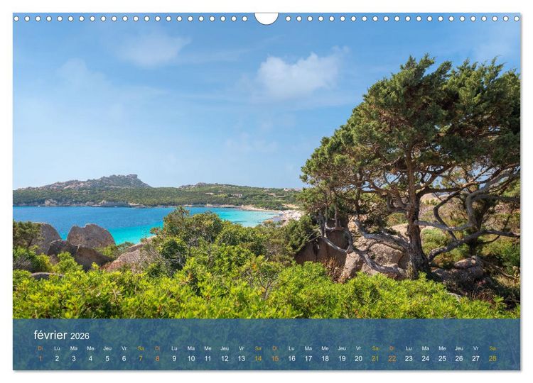 Produktbild: Sardaigne - L'&acirc;me sauvage de la M&eacute;diterran&eacute;e (Calendrier mural 2026 DIN A3 vertical), CALVENDO calendrier mensuel