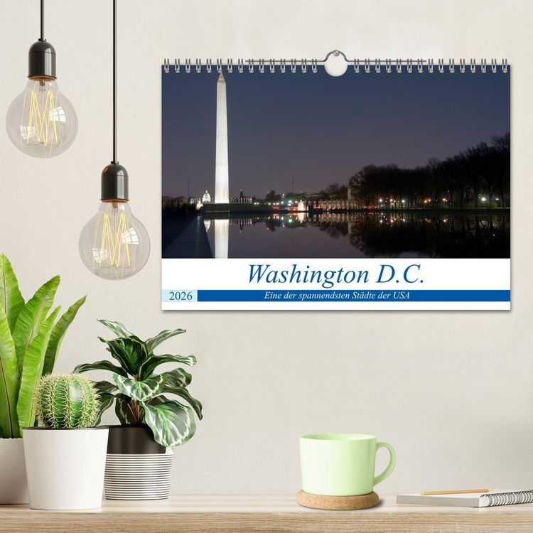 Produktbild: Washington D.C. (Wandkalender 2026 DIN A4 quer), CALVENDO Monatskalender