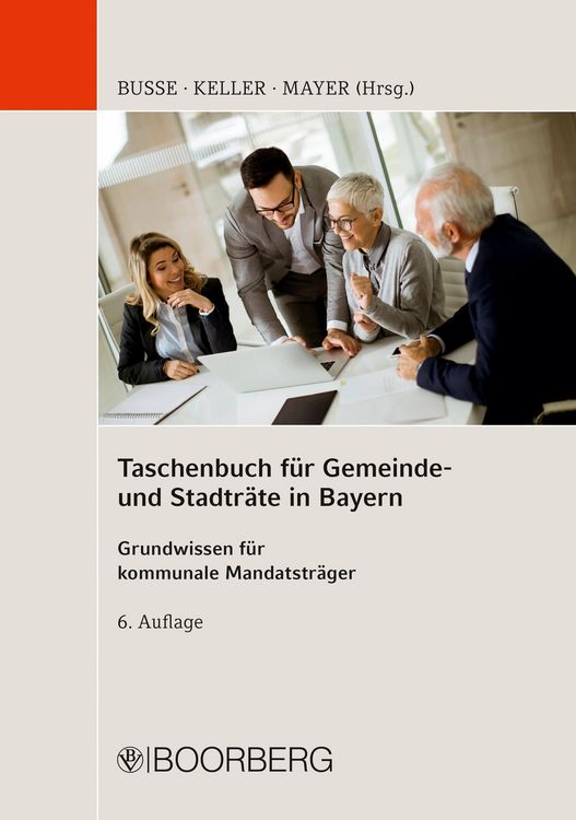 Produktbild: Taschenbuch f&uuml;r Gemeinde- und Stadtr&auml;te in Bayern