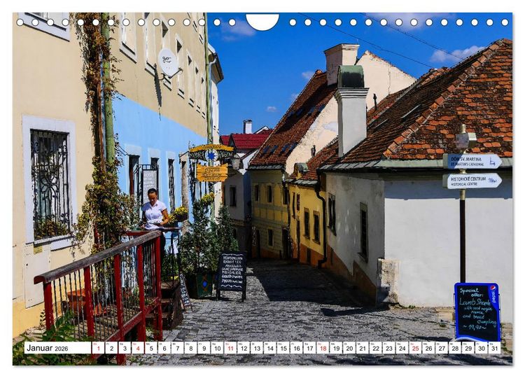 Produktbild: Bratislava die slowakische Sch&ouml;nheit (Wandkalender 2026 DIN A4 quer), CALVENDO Monatskalender