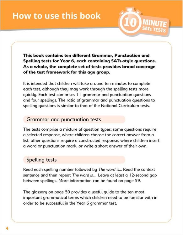 Produktbild: Grammar, Punctuation and Spelling - Ages 10-11