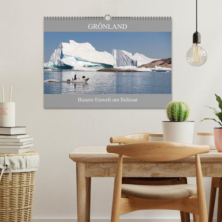 Produktbild: Gr&ouml;nland Bizarre Eiswelt um Ilulissat (Wandkalender 2026 DIN A3 quer), CALVENDO Monatskalender