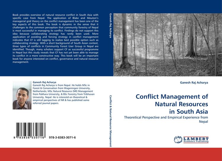 Produktbild: Conflict Management of Natural Resources in South Asia