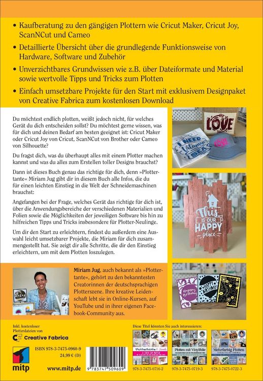 Produktbild: Das gro&szlig;e Plotterbuch f&uuml;r Einsteiger