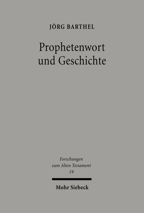 Produktbild: Prophetenwort und Geschichte