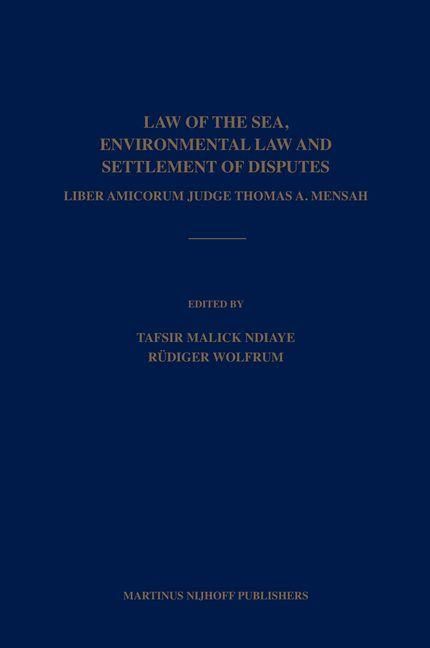 Produktbild: Law of the Sea, Environmental Law and Settlement of Disputes