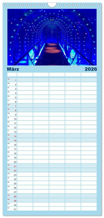 Produktbild: Familienplaner 2026 - Kreuzfahrtpiraten mit 5 Spalten (Wandkalender, 21 x 45 cm) CALVENDO