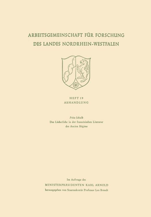 Produktbild: Das L&auml;cherliche in der franz&ouml;sischen Literatur des Ancien R&eacute;gime
