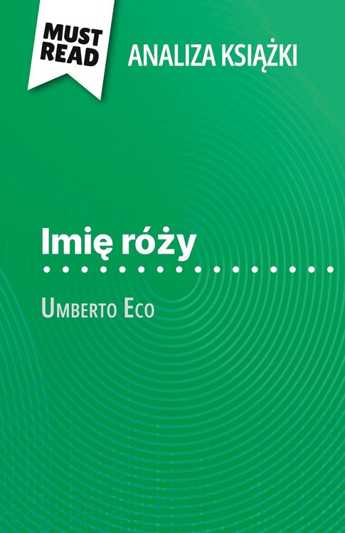 Produktbild: Imi&iquest; r&oacute;&iquest;y ksi&iquest;&iquest;ka Umberto Eco (Analiza ksi&iquest;&iquest;ki)
