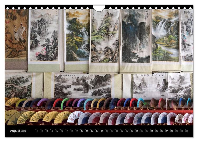 Produktbild: CHINA - Zauberberge am Drachenfluss (Wandkalender 2026 DIN A4 quer), CALVENDO Monatskalender