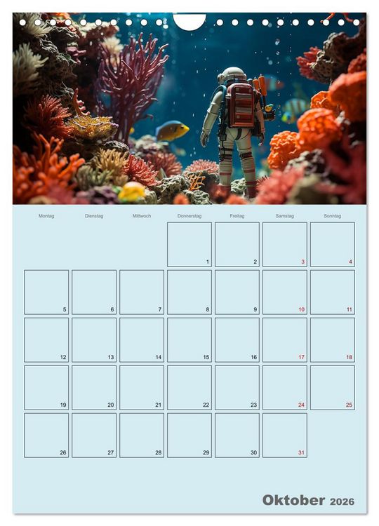 Produktbild: Schiffe, Fische und Piraten (Wandkalender 2026 DIN A4 hoch), CALVENDO Monatskalender