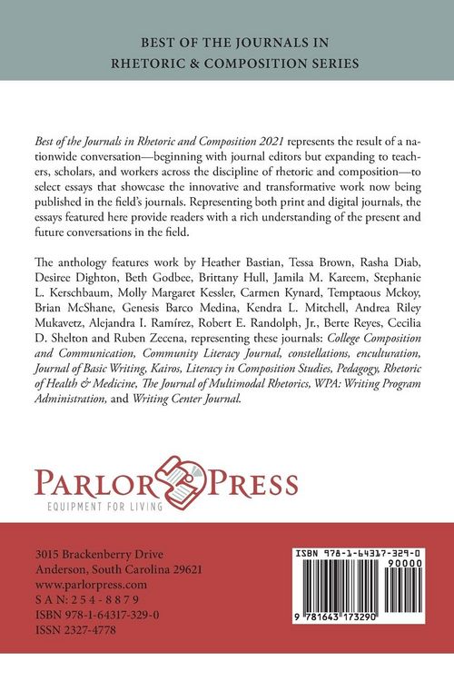 Produktbild: Best of the Journals in Rhetoric and Composition 2021