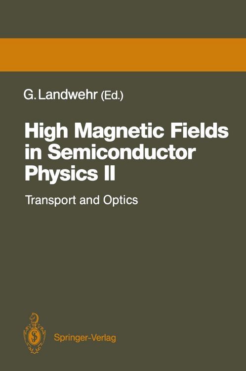 Produktbild: High Magnetic Fields in Semiconductor Physics II