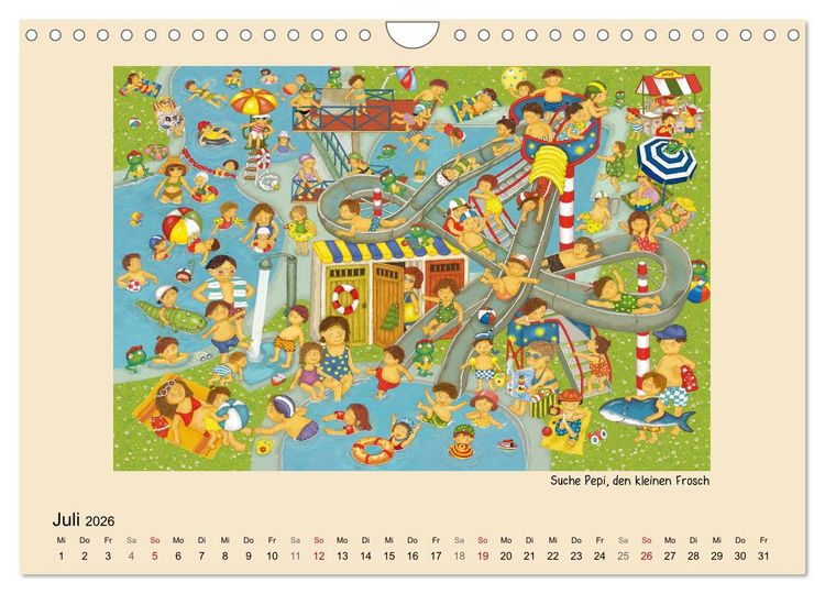 Produktbild: Wimmelbilder (Wandkalender 2026 DIN A4 quer), CALVENDO Monatskalender
