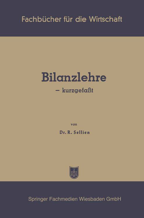 Produktbild: Bilanzlehre &mdash; kurzgefa&szlig;t
