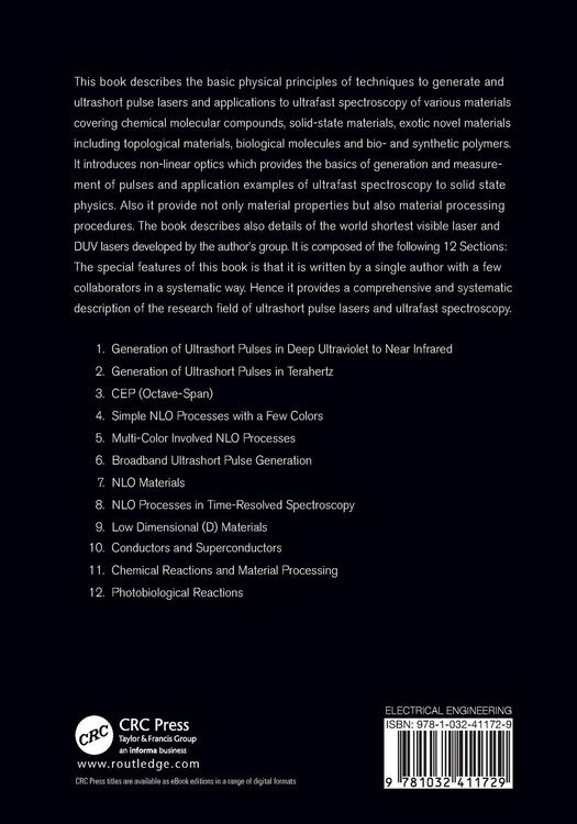 Produktbild: Ultrashort Pulse Lasers and Ultrafast Phenomena