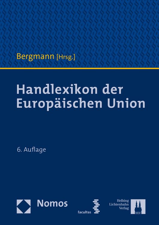 Produktbild: Handlexikon der Europ&auml;ischen Union