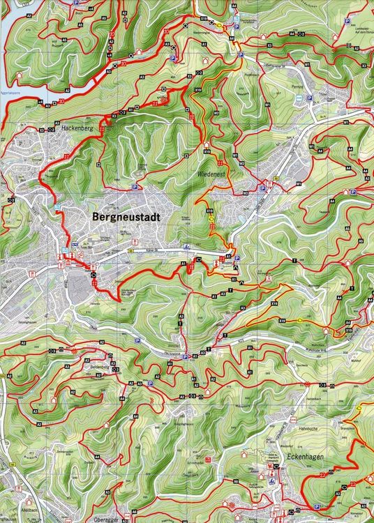 Produktbild: Naturpark Bergisches Land 1:25.000