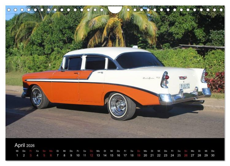 Produktbild: Oldtimertr&auml;ume auf KUBA (Wandkalender 2026 DIN A4 quer), CALVENDO Monatskalender