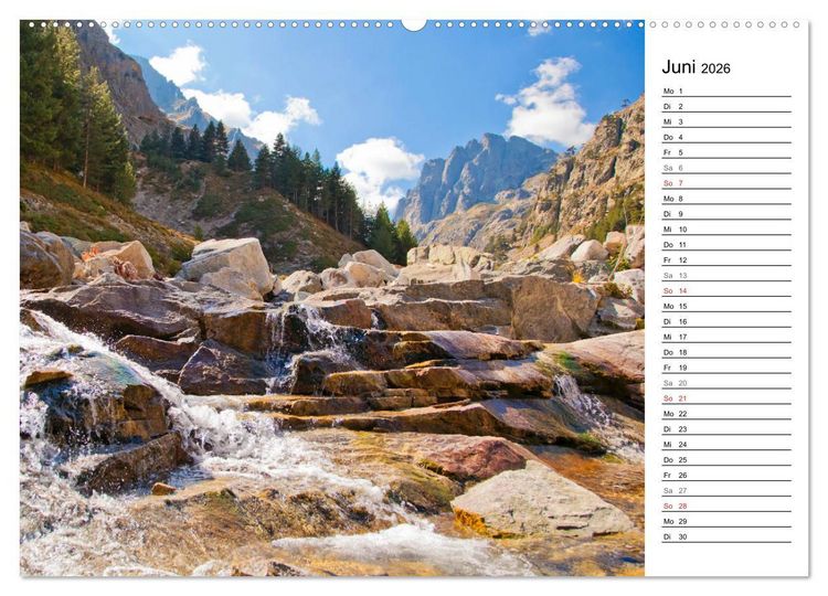 Produktbild: Wildromatisches Korsika (hochwertiger Premium Wandkalender 2026 DIN A2 quer), Kunstdruck in Hochglanz