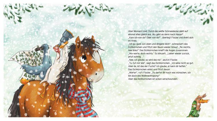 Produktbild: Flocke, das Weihnachtspony - Die magische Waldweihnacht