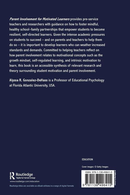 Produktbild: Parent Involvement for Motivated Learners
