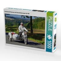Produktbild: CALVENDO Puzzle Pannonia 250 deLuxe mit Duna-Seitenwagen Bj 1955 | 1000 Teile Lege-Gr&ouml;&szlig;e 64x48cm Foto-Puzzle f&uuml;r gl&uuml;ckliche Stunden