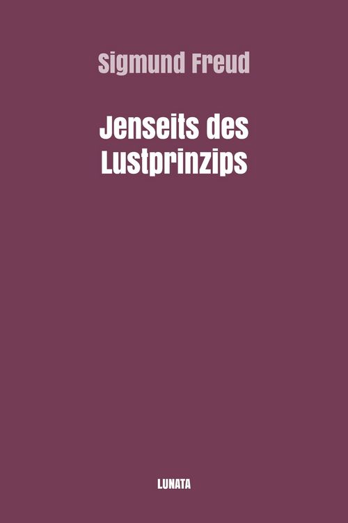 Produktbild: Jenseits des Lustprinzips
