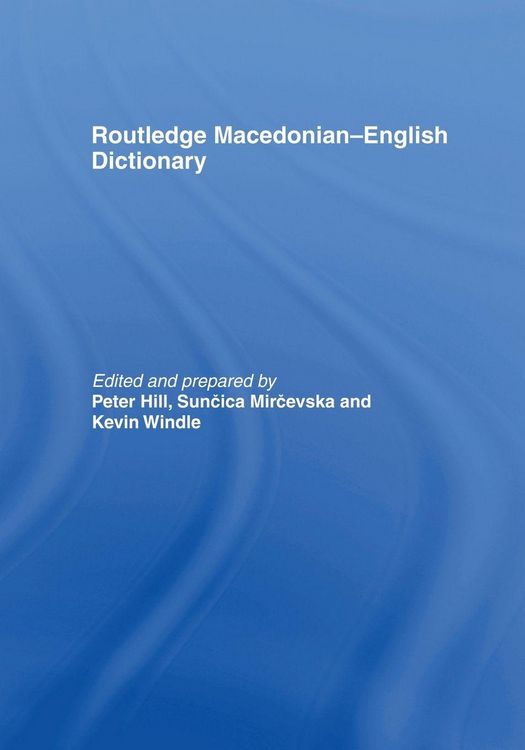 Produktbild: The Routledge Macedonian-English Dictionary
