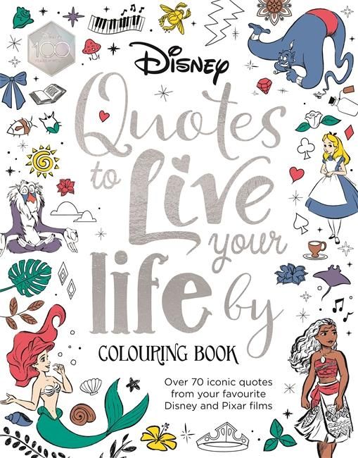Produktbild: Disney Quotes to Live Your Life By Colouring Book