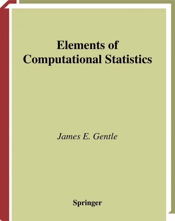 Produktbild: Elements of Computational Statistics