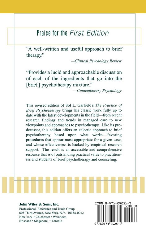 Produktbild: The Practice of Brief Psychotherapy