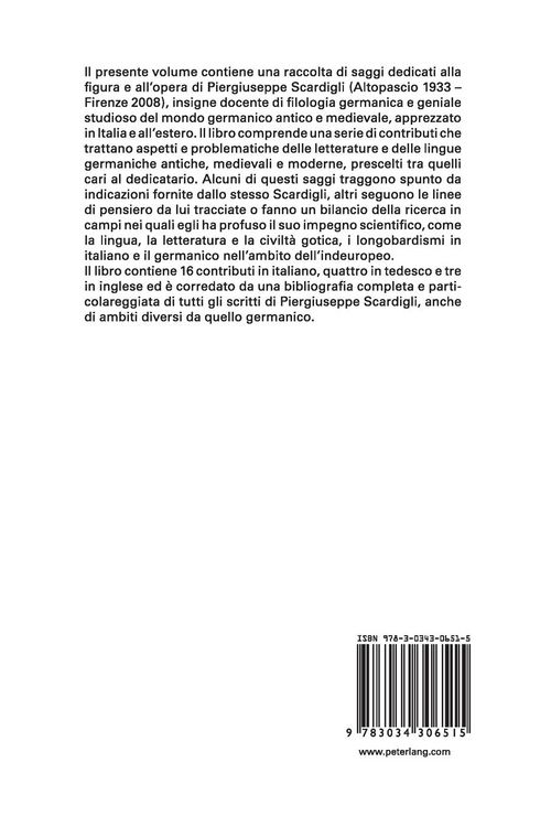 Produktbild: Saggi in onore di Piergiuseppe Scardigli