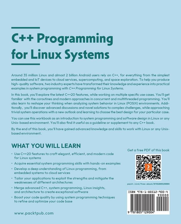Produktbild: C++ Programming for Linux Systems