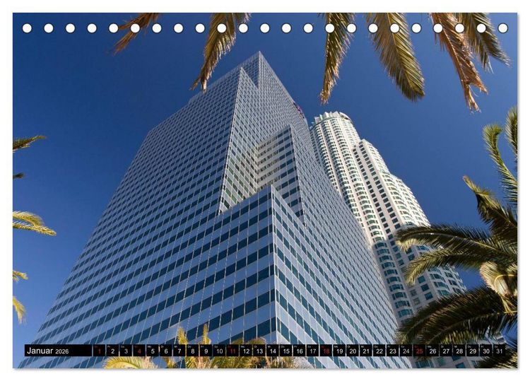 Produktbild: Los Angeles - Kalifornien (Tischkalender 2026 DIN A5 quer), CALVENDO Monatskalender
