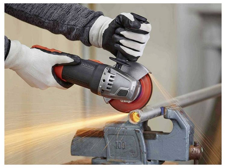 Produktbild: Black & Decker BEG220-QS Winkelschleifer 125mm mit Zubeh&ouml;r 900W