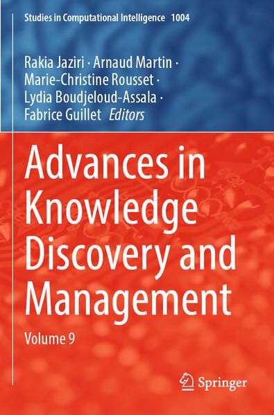 Produktbild: Advances in Knowledge Discovery and Management